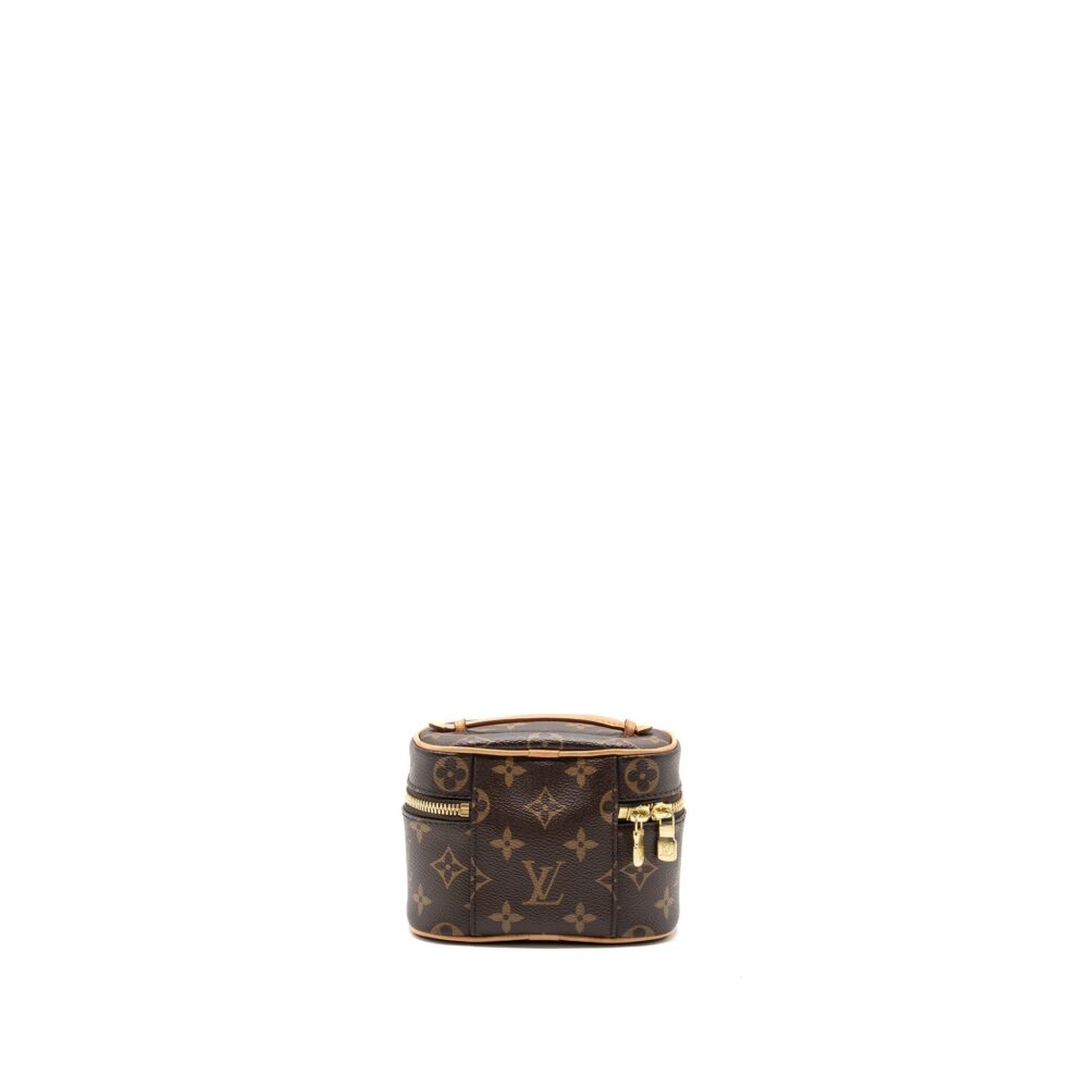 AAA Replica Louis Vuitton LV NICE NANO MONOGRAM CANVAS GHW