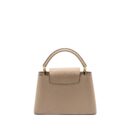 AAA Replica Louis Vuitton LV CAPUCINES PM CALFSKIN GREY GHW