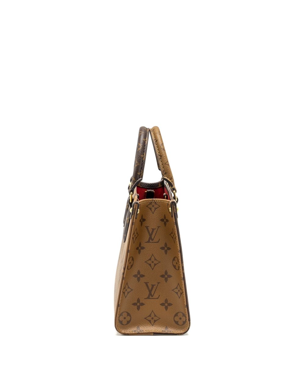 AAA Replica Louis Vuitton LV ONTHEGO PM MONOGRAM REVERSE CANVAS GHW 