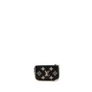 AAA Replica Louis Vuitton LV MINI POCHETTE ACCESSORIES BICOLOUR MONOGRAM EMPREINTE LEATHER GHW (NEW VERSION)