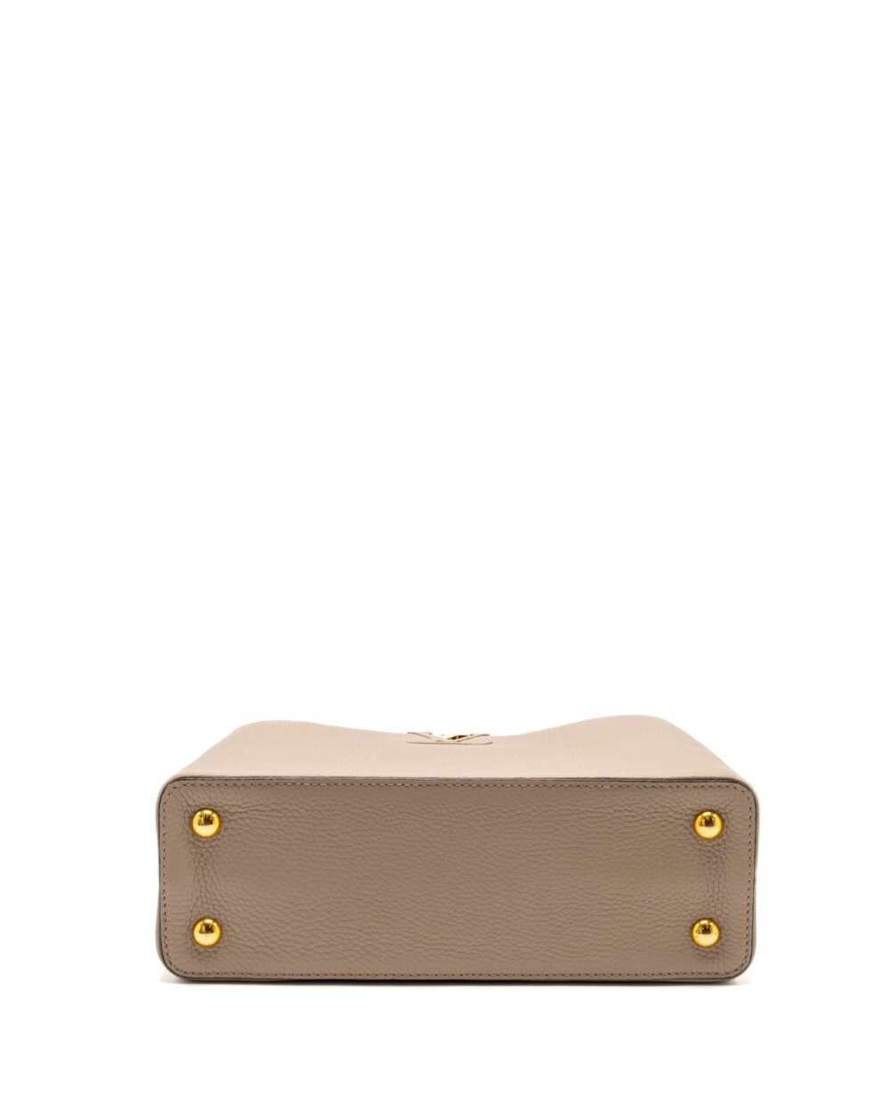 AAA Replica Louis Vuitton LV CAPUCINES PM CALFSKIN GREY GHW