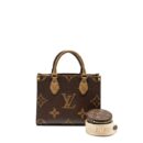AAA Replica Louis Vuitton LV ONTHEGO PM MONOGRAM REVERSE CANVAS GHW