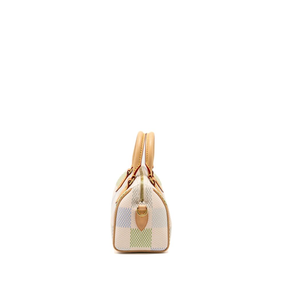 AAA Replica Louis Vuitton LV SPEEDY BANDOULIERE 20 AUTRES TOILES DAMIER MULTICOLOUR GHW