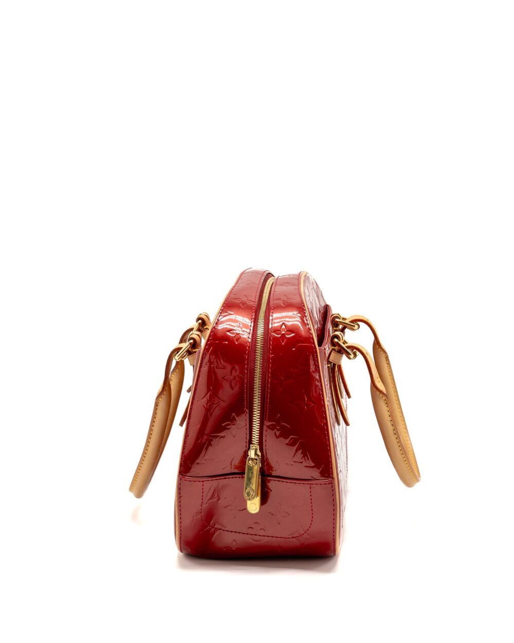 AAA Replica Louis Vuitton LV TROUVILLE PATENT LEATHER RED GHW