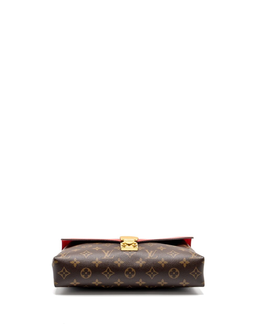 AAA Replica Louis Vuitton LV PALLAS CHAIN BAG MONOGRAM CANVAS/LEATHER RED GHW 