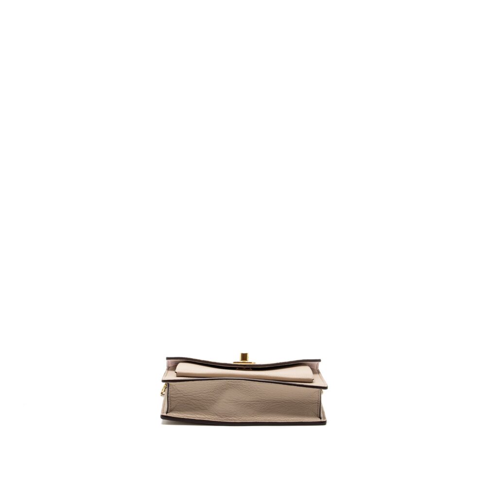 AAA Replica Louis Vuitton LV MYLOCKME CHAIN POCHETTE CALFSKIN GREIGE BEIGE GHW