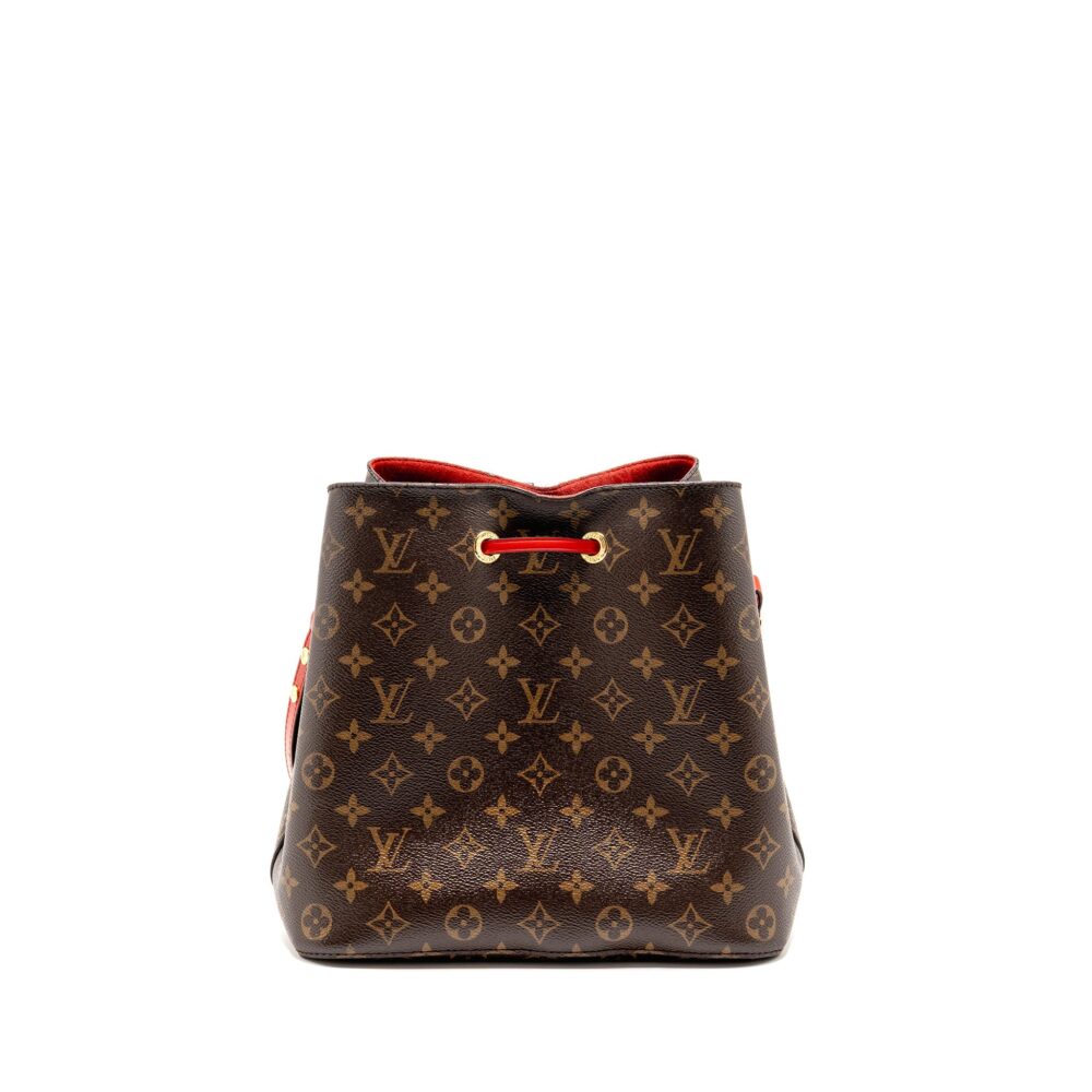 AAA Replica Louis Vuitton LV NEO NOE MONOGRAM CANVAS RED GHW