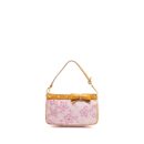 AAA Replica Louis Vuitton LV POCHETTE ACCESSORIES MURAKAMI CHERRY BLOSSOM PINK GHW