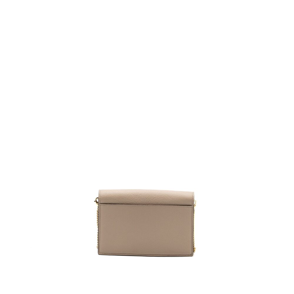 AAA Replica Louis Vuitton LV MYLOCKME CHAIN POCHETTE CALFSKIN GREIGE BEIGE GHW