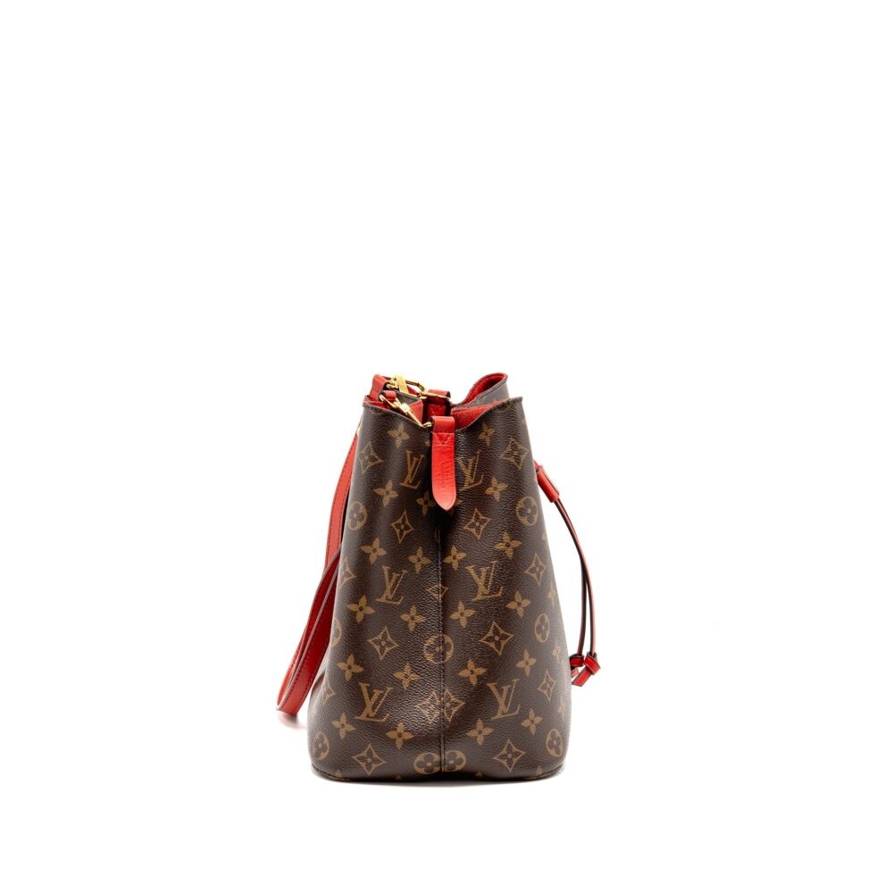 AAA Replica Louis Vuitton LV NEO NOE MONOGRAM CANVAS RED GHW