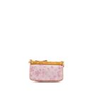 AAA Replica Louis Vuitton LV POCHETTE ACCESSORIES MURAKAMI CHERRY BLOSSOM PINK GHW