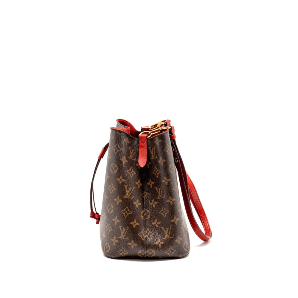 AAA Replica Louis Vuitton LV NEO NOE MONOGRAM CANVAS RED GHW