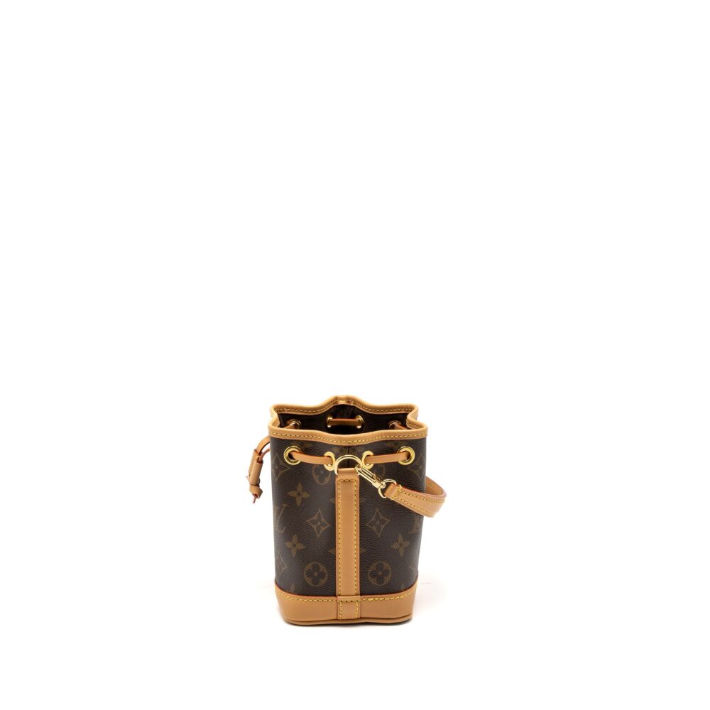 AAA Replica Louis Vuitton LV NANO NOE MONOGRAM CANVAS GHW (NEW VERSION)
