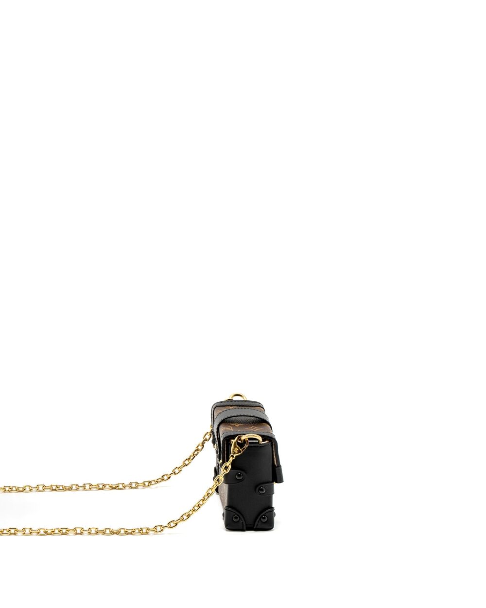 AAA Replica Louis Vuitton LV PETITE MALLE NECKLACE/MINI CHAIN BAG MONOGRAM CANVAS GHW