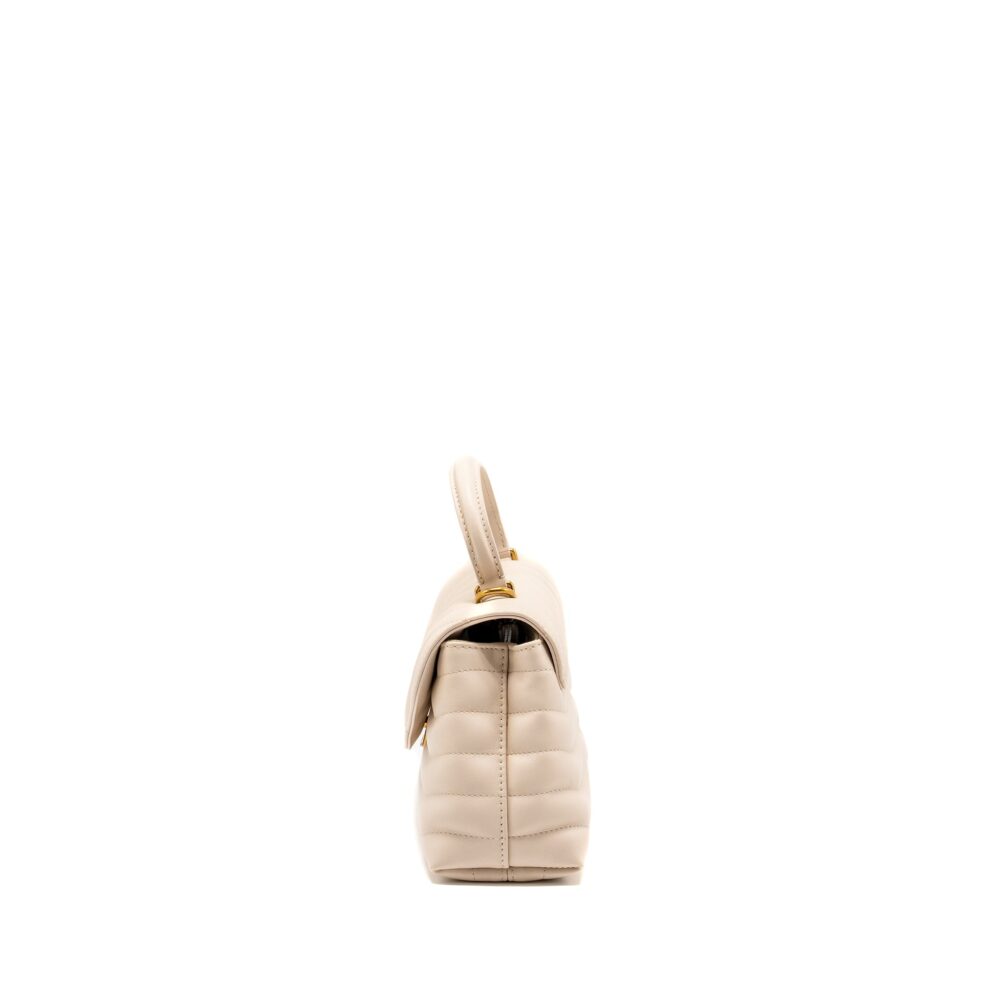 AAA Replica Louis Vuitton LV HOLD ME NEW WAVE BAG CALFSKIN IVORY GHW