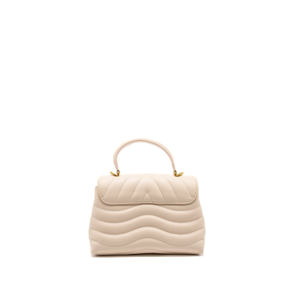 AAA Replica Louis Vuitton LV HOLD ME NEW WAVE BAG CALFSKIN IVORY GHW