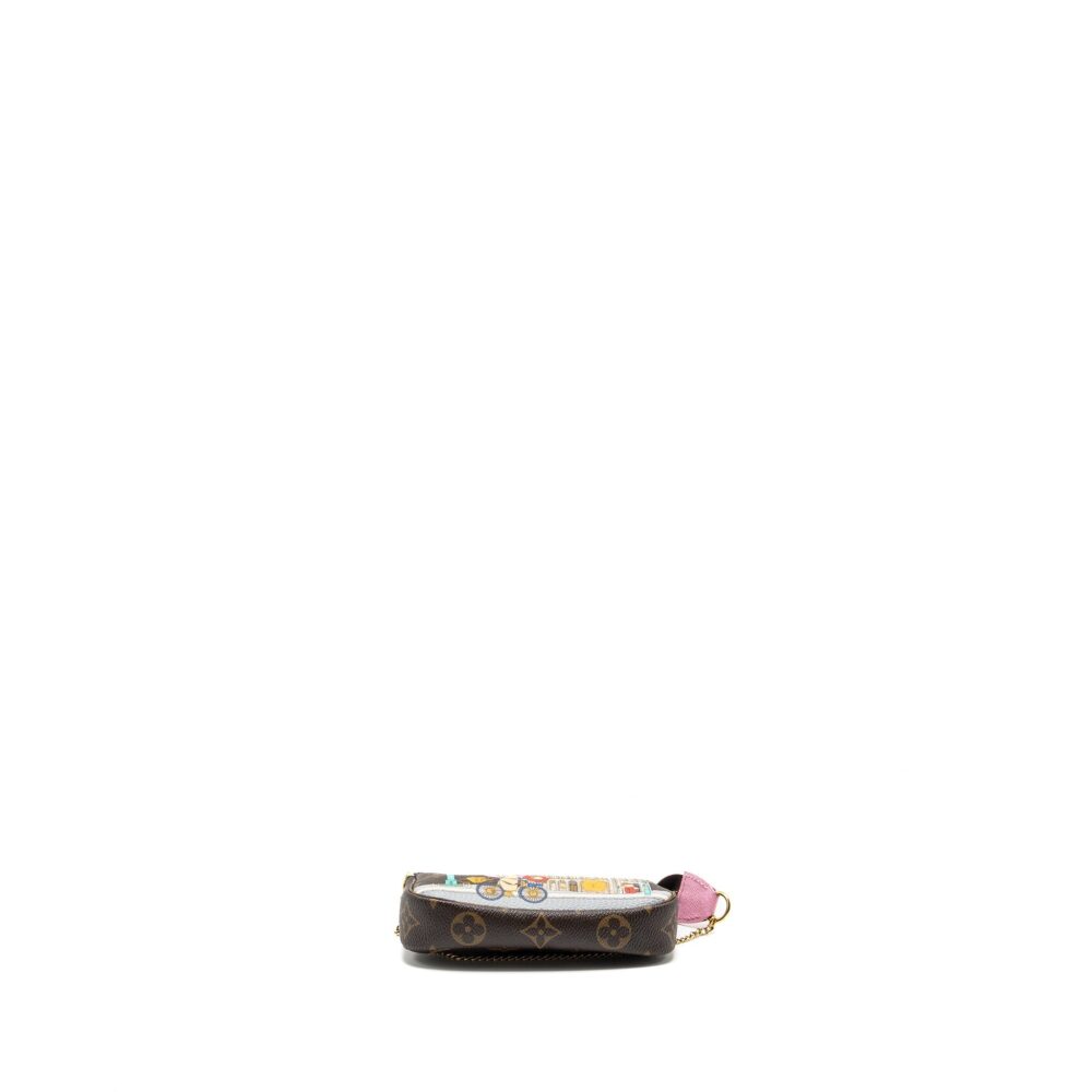 AAA Replica Louis Vuitton LV MINI POCHETTE HOLIDAY LIMITED PRINT MONOGRAM CANVAS GHW
