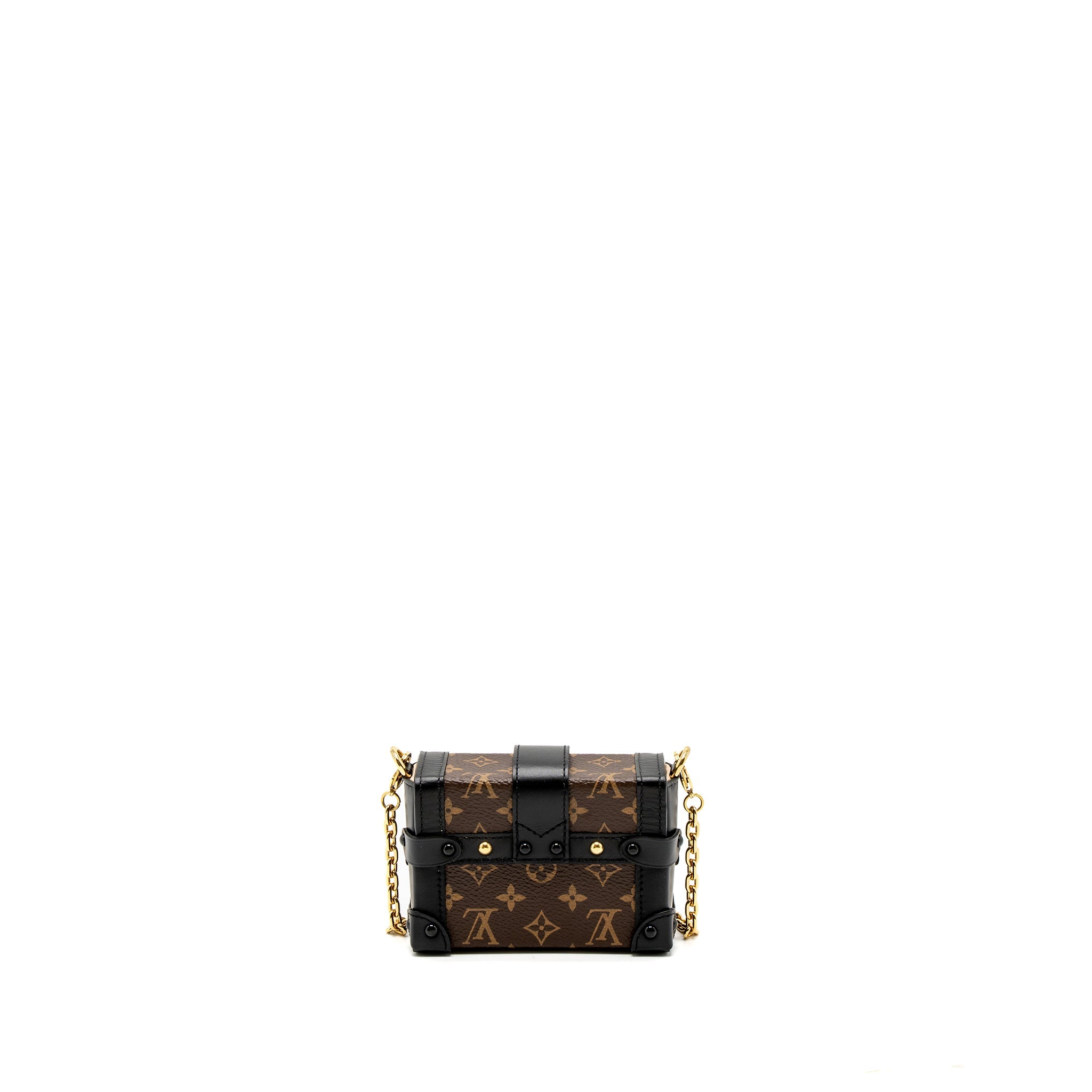 AAA Replica Louis Vuitton LV PETITE MALLE NECKLACE/MINI CHAIN BAG MONOGRAM CANVAS GHW