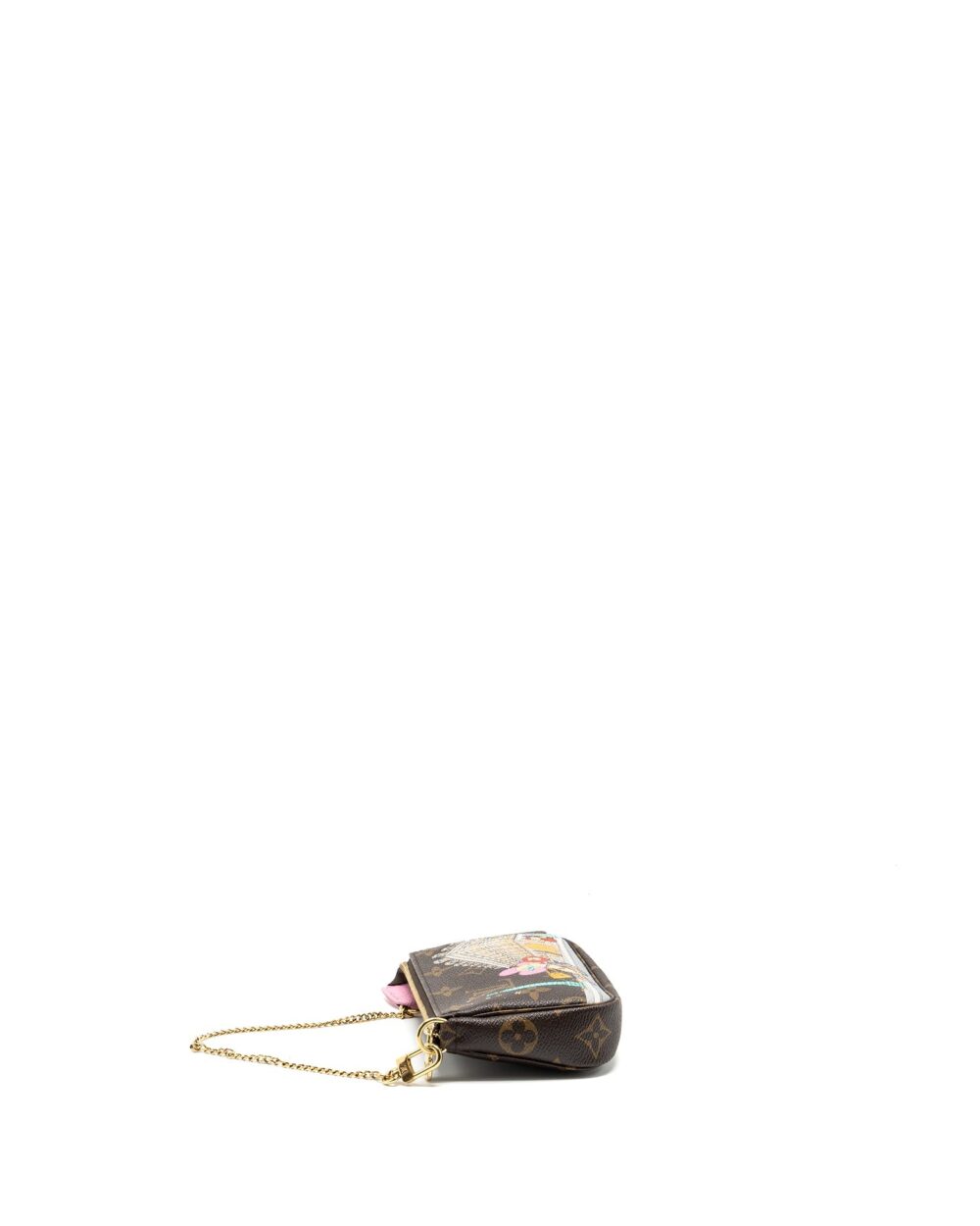 AAA Replica Louis Vuitton LV MINI POCHETTE HOLIDAY LIMITED PRINT MONOGRAM CANVAS GHW