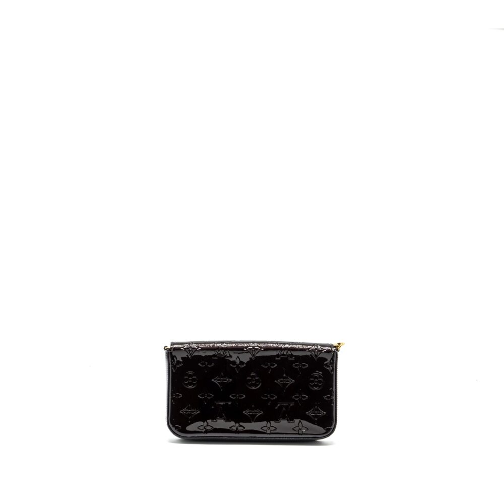 AAA Replica Louis Vuitton LV FELICIE POCHETTE MONOGRAM PATENT AMATANTE GHW