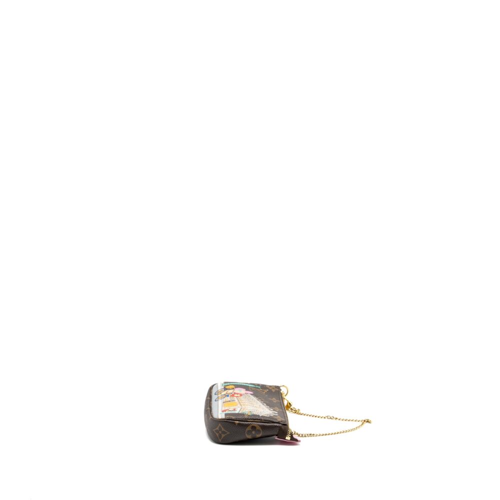 AAA Replica Louis Vuitton LV MINI POCHETTE HOLIDAY LIMITED PRINT MONOGRAM CANVAS GHW