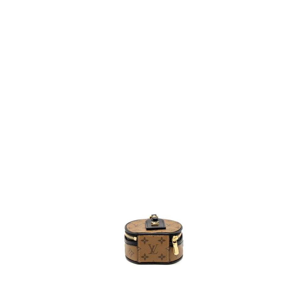 AAA Replica Louis Vuitton LV BOITE CHAPEAU NECKLACE/MINI CHAIN BAG MONOGRAM REVERSE CANVAS GHW