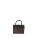 AAA Replica Louis Vuitton LV LOCKY BB MONOGRAM CANVAS/LEATHER BLACK GHW