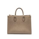 AAA Replica Louis Vuitton LV ON THE GO MM MONOGRAM EMPREINTE TOURTERELLE GHW