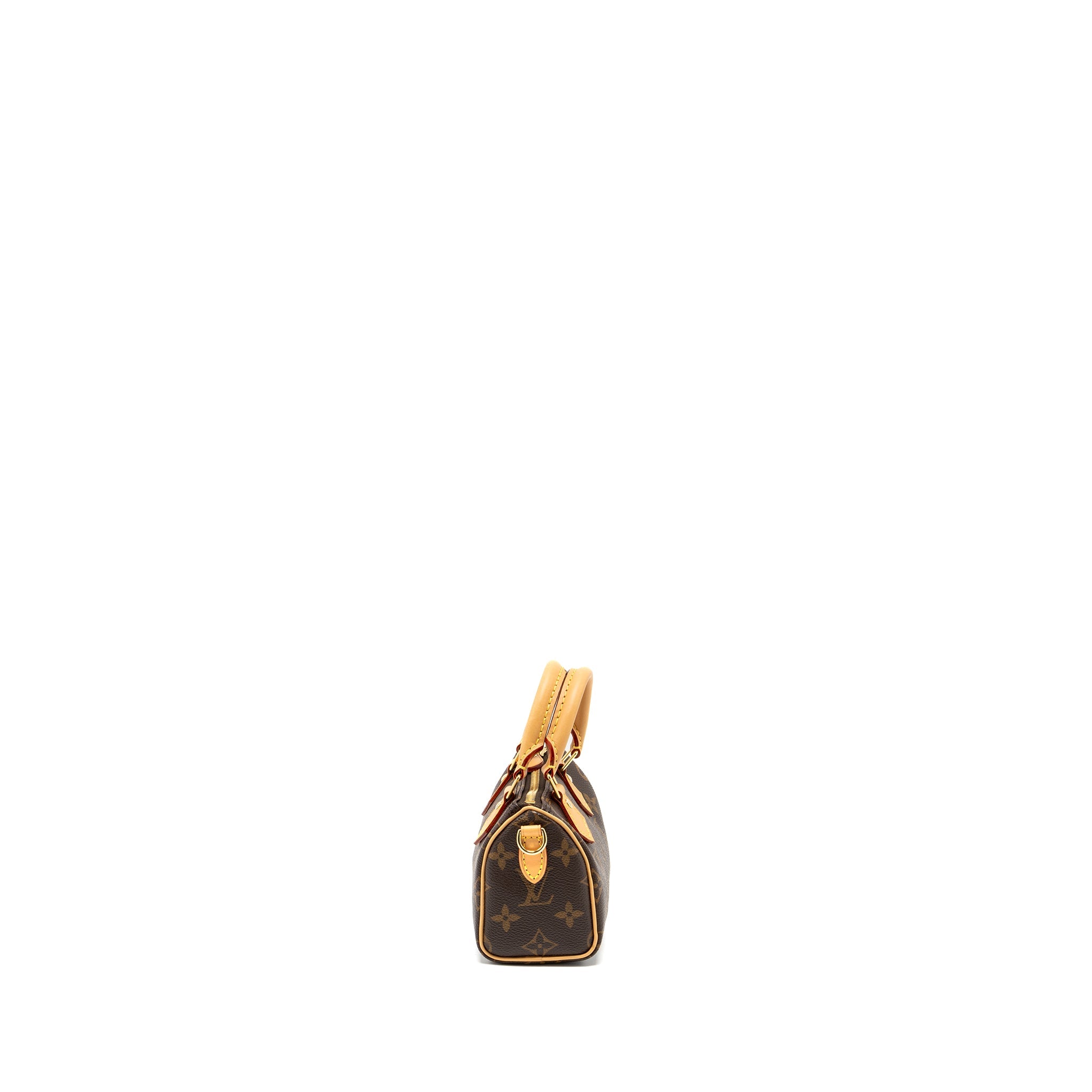 AAA Replica Louis Vuitton LV NANO SPEEDY MONOGRAM CANVAS GHW (NEW VERSION)