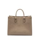 AAA Replica Louis Vuitton LV ON THE GO MM MONOGRAM EMPREINTE TOURTERELLE GHW