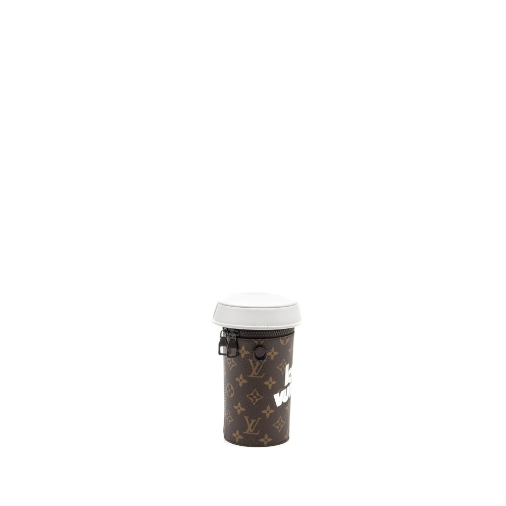 AAA Replica Louis Vuitton LV COFFEE CUP BAG MONOGRAM CANVAS BROWN/MULTICOLOUR BROWN HARDWARE