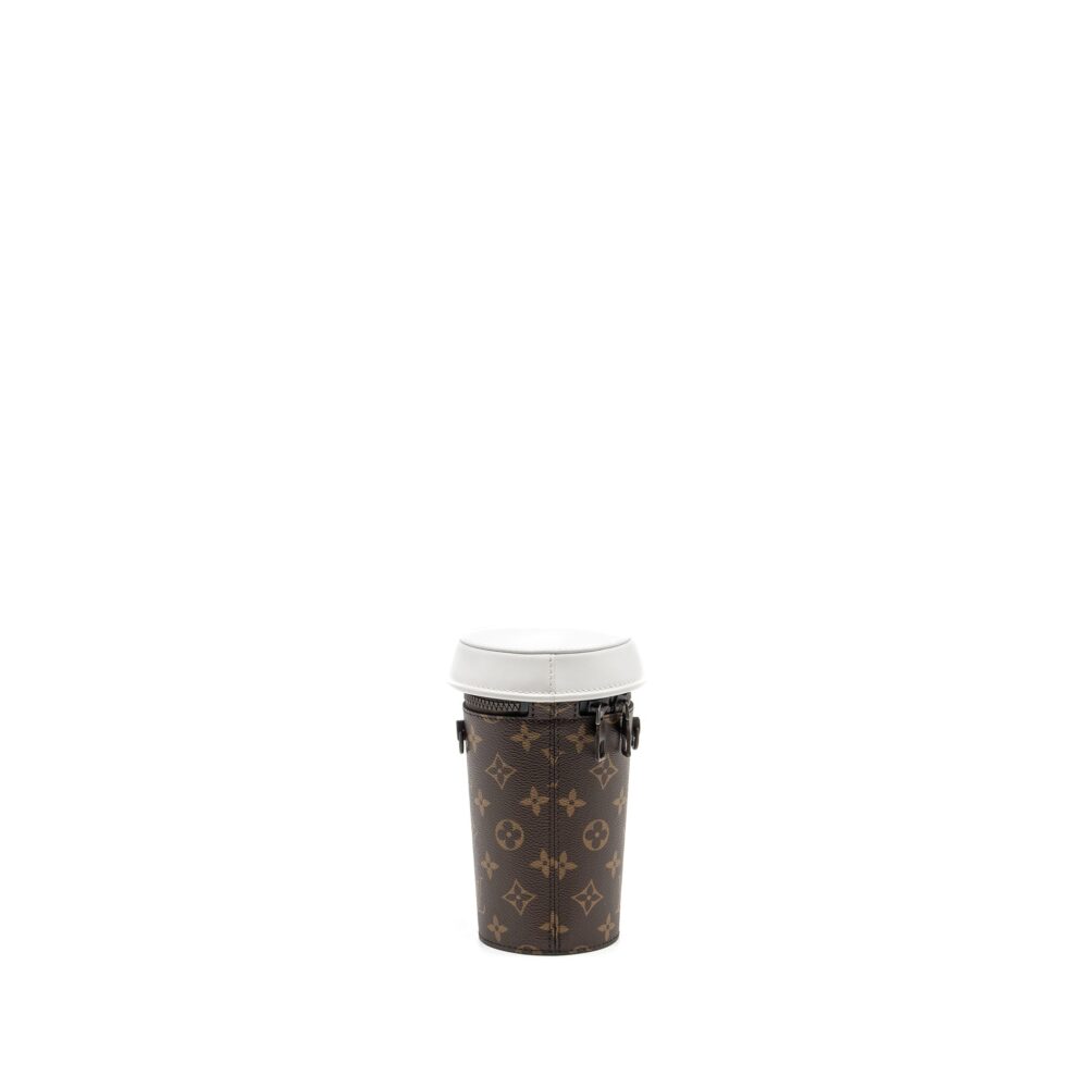 AAA Replica Louis Vuitton LV COFFEE CUP BAG MONOGRAM CANVAS BROWN/MULTICOLOUR BROWN HARDWARE