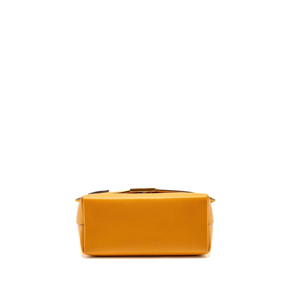 AAA Replica Louis Vuitton LV TOP HANDLE FLAP BAG CALFSKIN YELLOW GHW