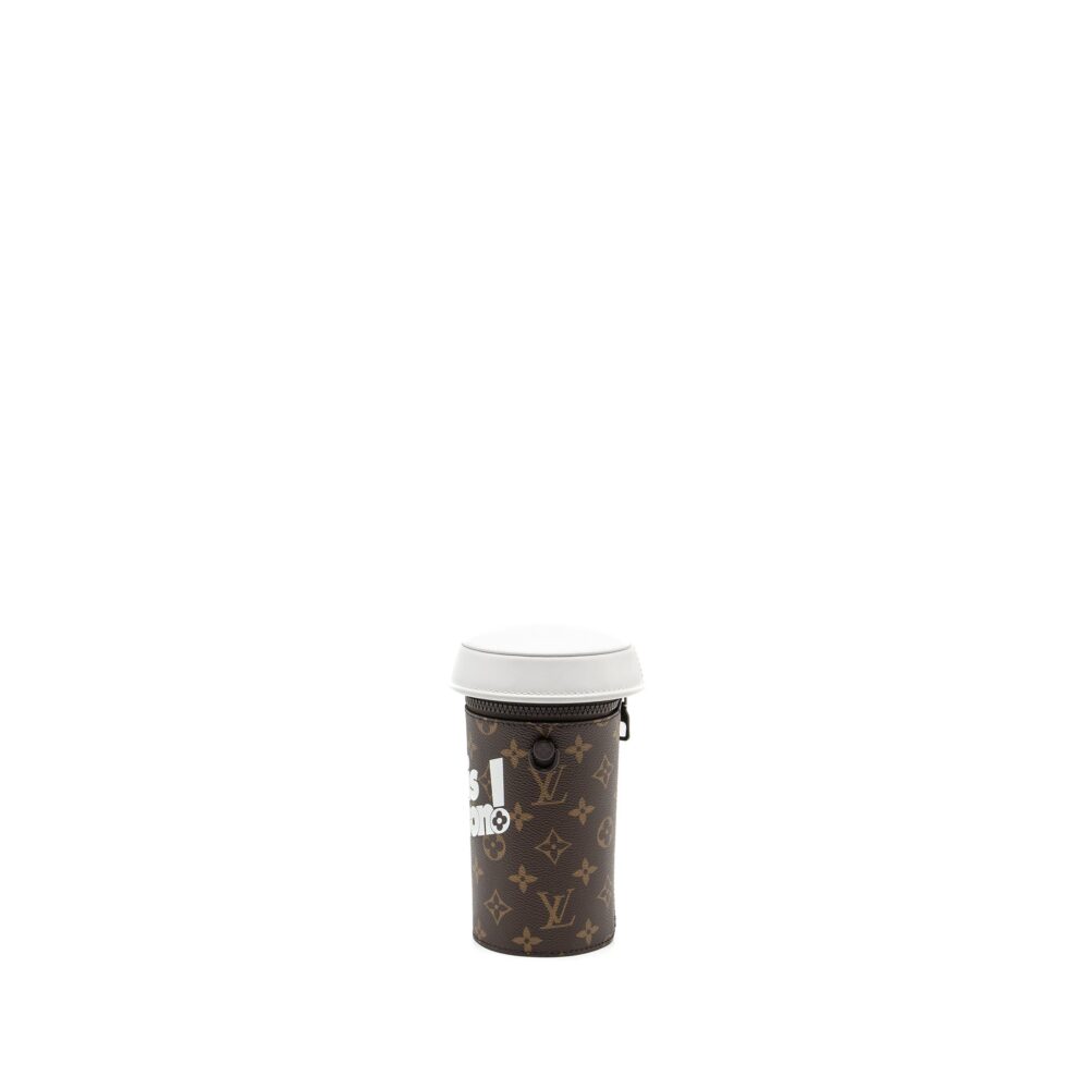 AAA Replica Louis Vuitton LV COFFEE CUP BAG MONOGRAM CANVAS BROWN/MULTICOLOUR BROWN HARDWARE