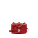 AAA Replica Louis Vuitton LV LOCKME II BB CALFSKIN RUBIS SHW