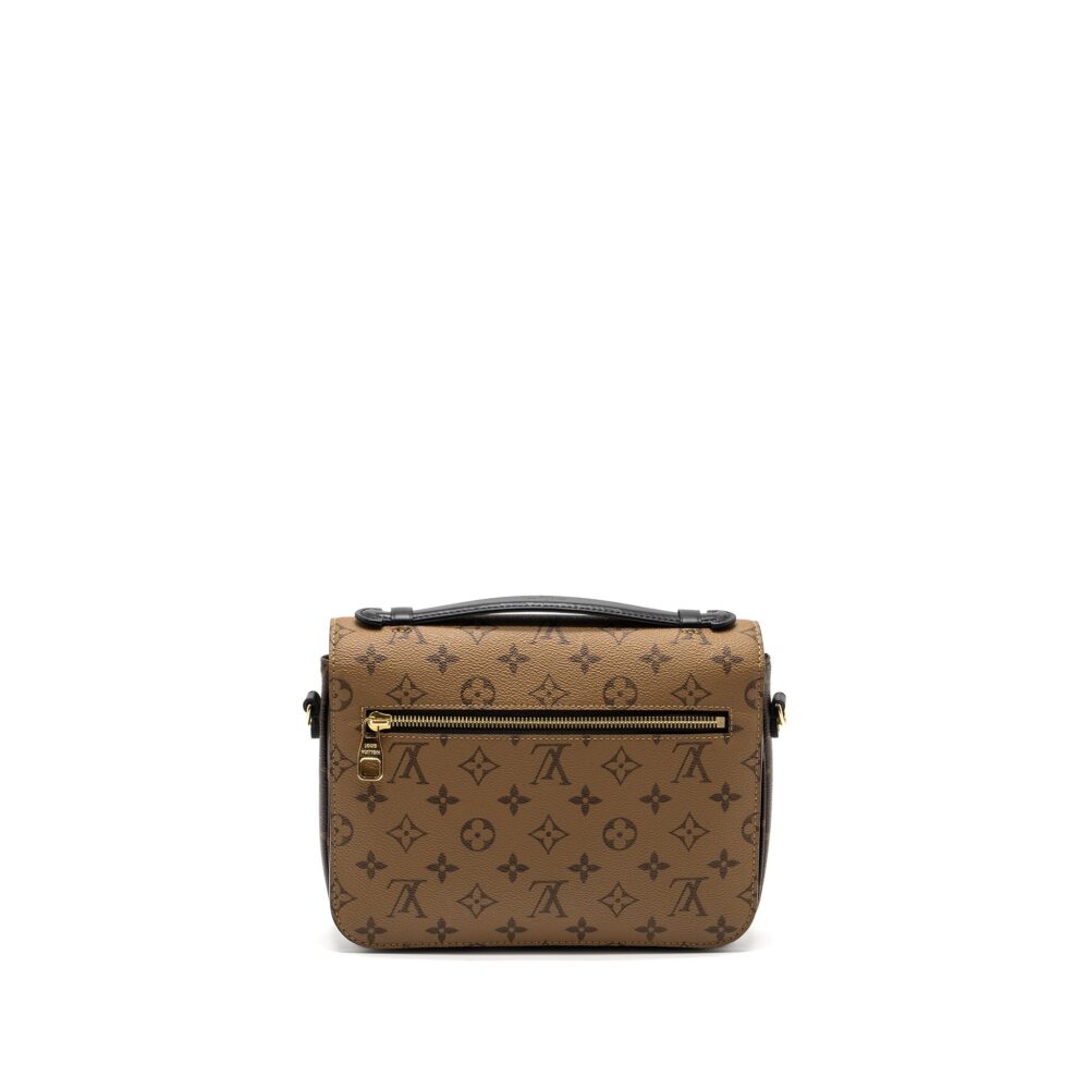 AAA Replica Louis Vuitton LV POCHETTE MÉTIS MONOGRAM REVERSE CANVAS GHW