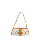 AAA Replica Louis Vuitton LV VINTAGE SHIRLEY CLUTCH MULTICOLOUR MONOGRAM CANVAS WHITE GHW