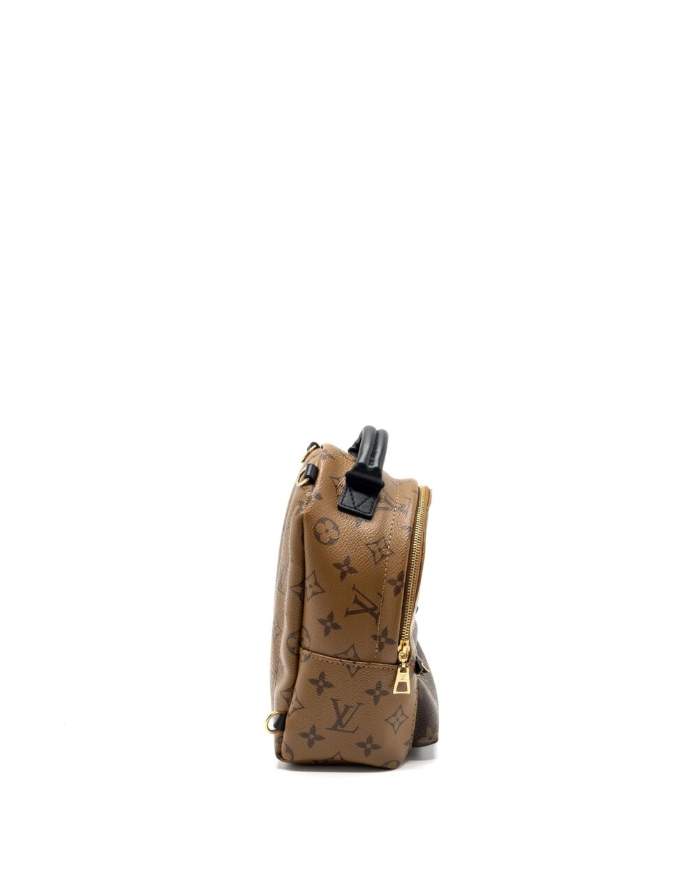 AAA Replica Louis Vuitton LV MINI PALM SPRING BACKPACK REVERSE MONOGRAM CANVAS GHW
