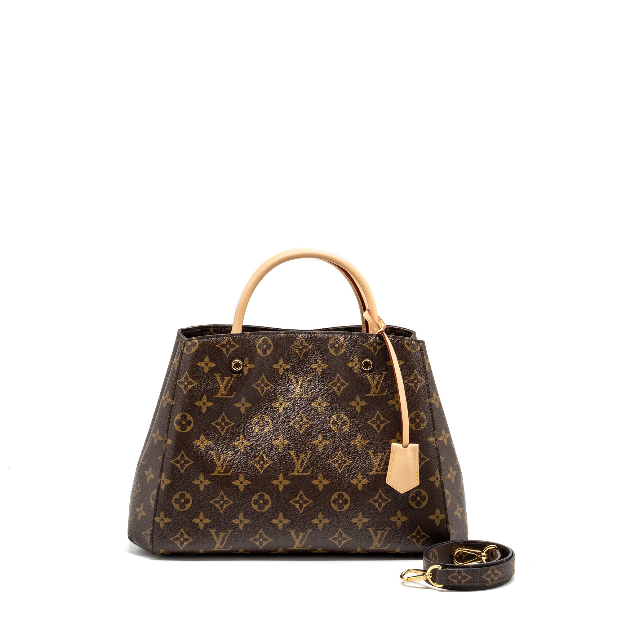 AAA Replica Louis Vuitton LV MONTAIGNE MM MONOGRAM CANVAS GHW
