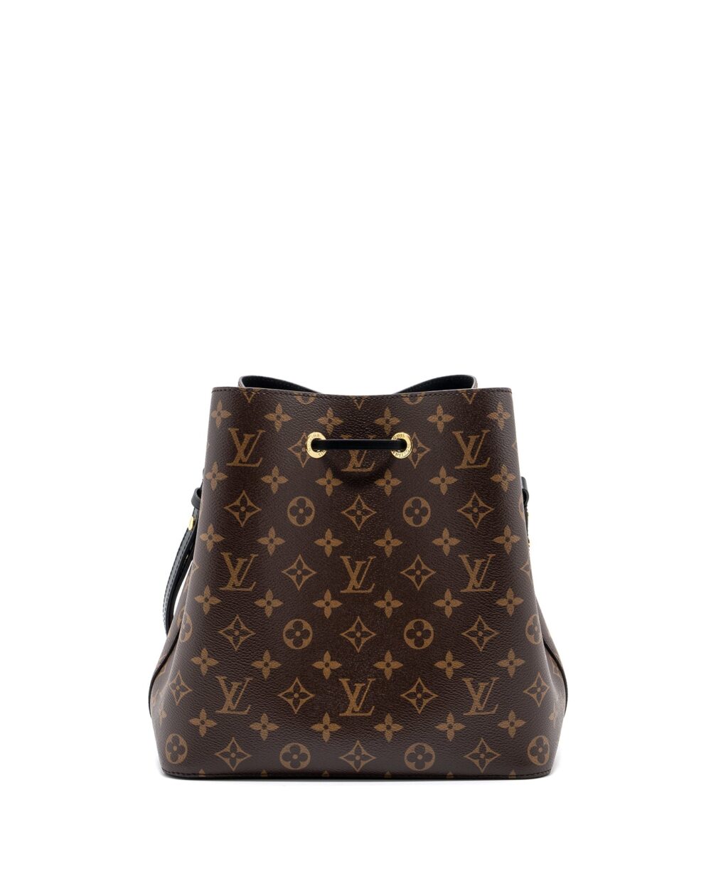 AAA Replica Louis Vuitton LV NEONOE MONOGRAM CANVAS BLACK GHW (NEW VERSION)