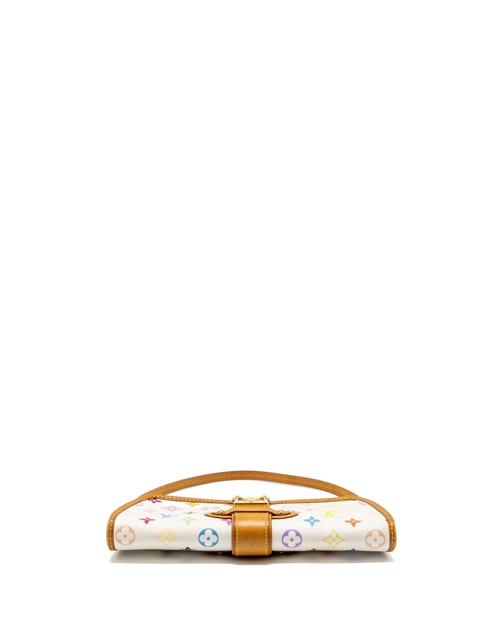 AAA Replica Louis Vuitton LV VINTAGE SHIRLEY CLUTCH MULTICOLOUR MONOGRAM CANVAS WHITE GHW