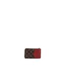 AAA Replica Louis Vuitton LV CARD HOLDER RECTO VERSO DAMIER EBENE/ RED GHW (NEW VERSION)