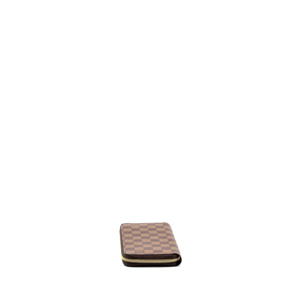 AAA Replica Louis Vuitton LV ZIPPY ORGANIZER MONOGRAM CANVAS DAMIER EBENE GHW