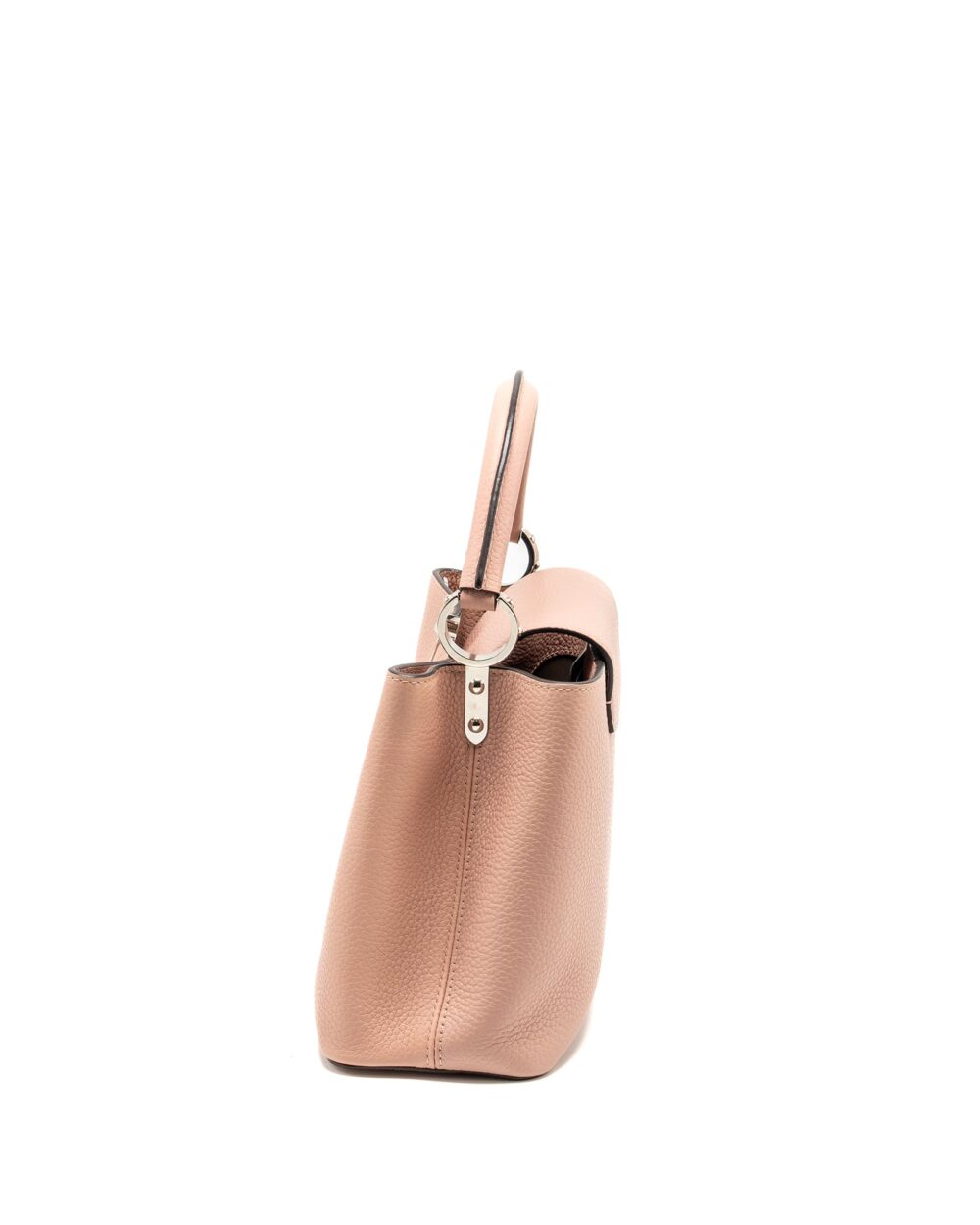AAA Replica Louis Vuitton LV CAPUCINES MM TAURILLON PINK SHW 