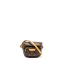 AAA Replica Louis Vuitton LV MINI BUMBAG MONOGRAM CANVAS GHW