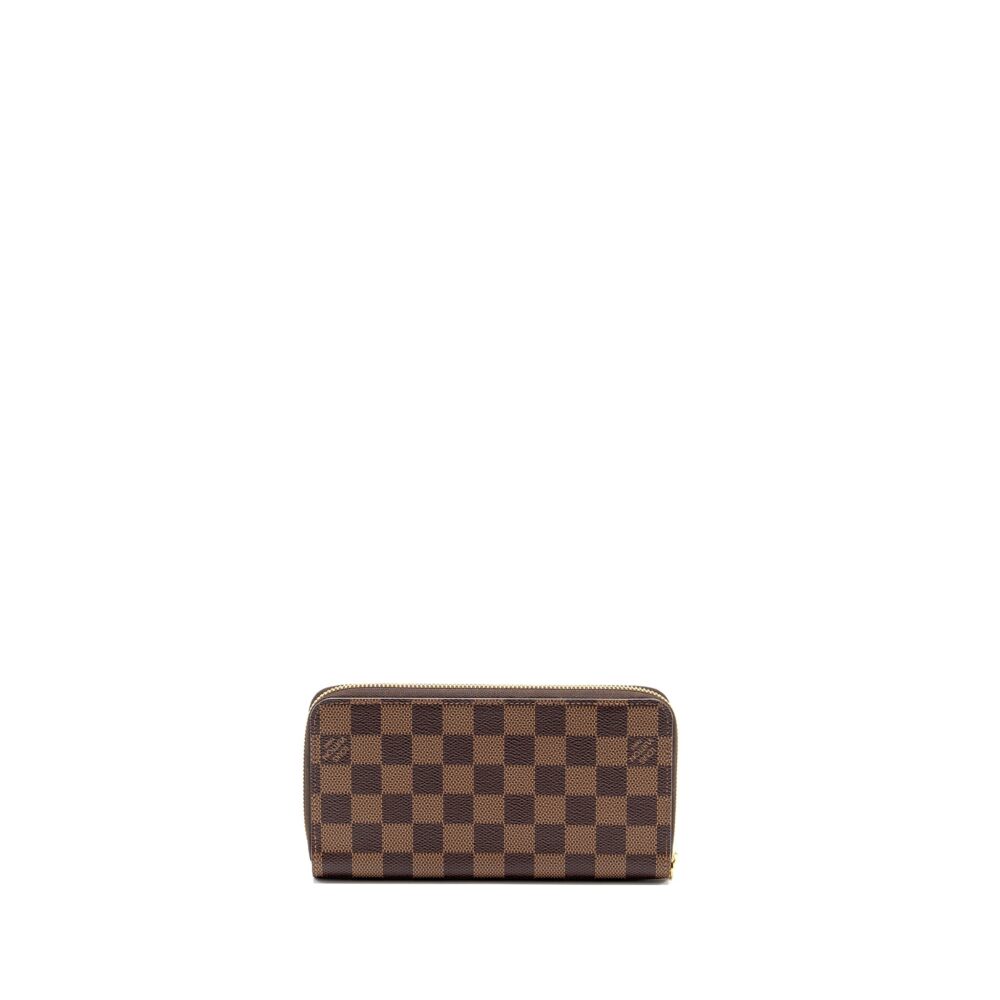 AAA Replica Louis Vuitton LV ZIPPY ORGANIZER MONOGRAM CANVAS DAMIER EBENE GHW