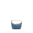 AAA Replica Louis Vuitton LV HILLS POCHETTE MONOGRAM DENIM BLUE GHW