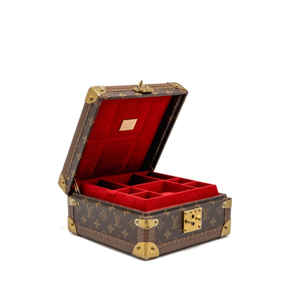 AAA Replica Louis Vuitton LV COFFRET JOAILLERIE MONOGRAM CANVAS ROUGE FUSION