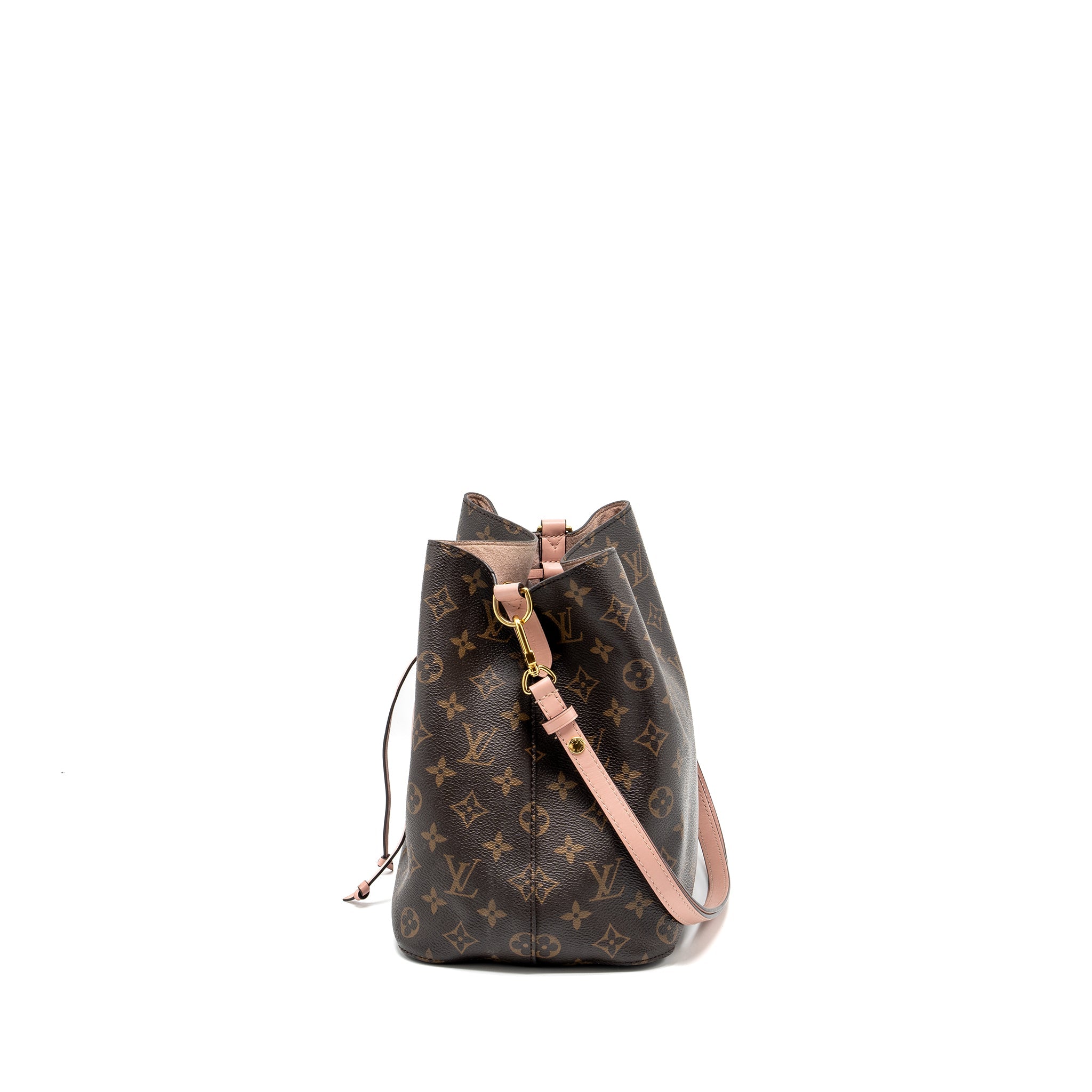 AAA Replica Louis Vuitton LV NEONOE MONOGRAM CANVAS / ROSE POUDRE GHW