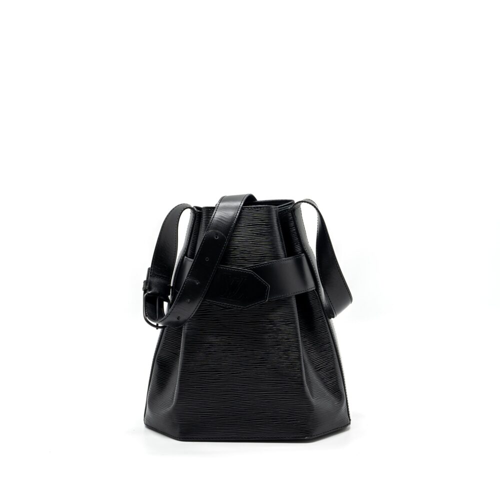 AAA Replica Louis Vuitton LV VINTAGE SAC SEAU BUCKET CROSSBODY BADGE EPI BLACK SHW